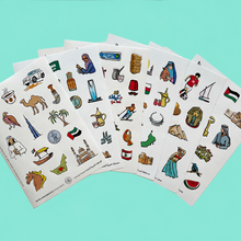 Arab Countries Sticker Set (Set of 6)
