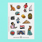 Arab Countries Sticker Set (Set of 6)