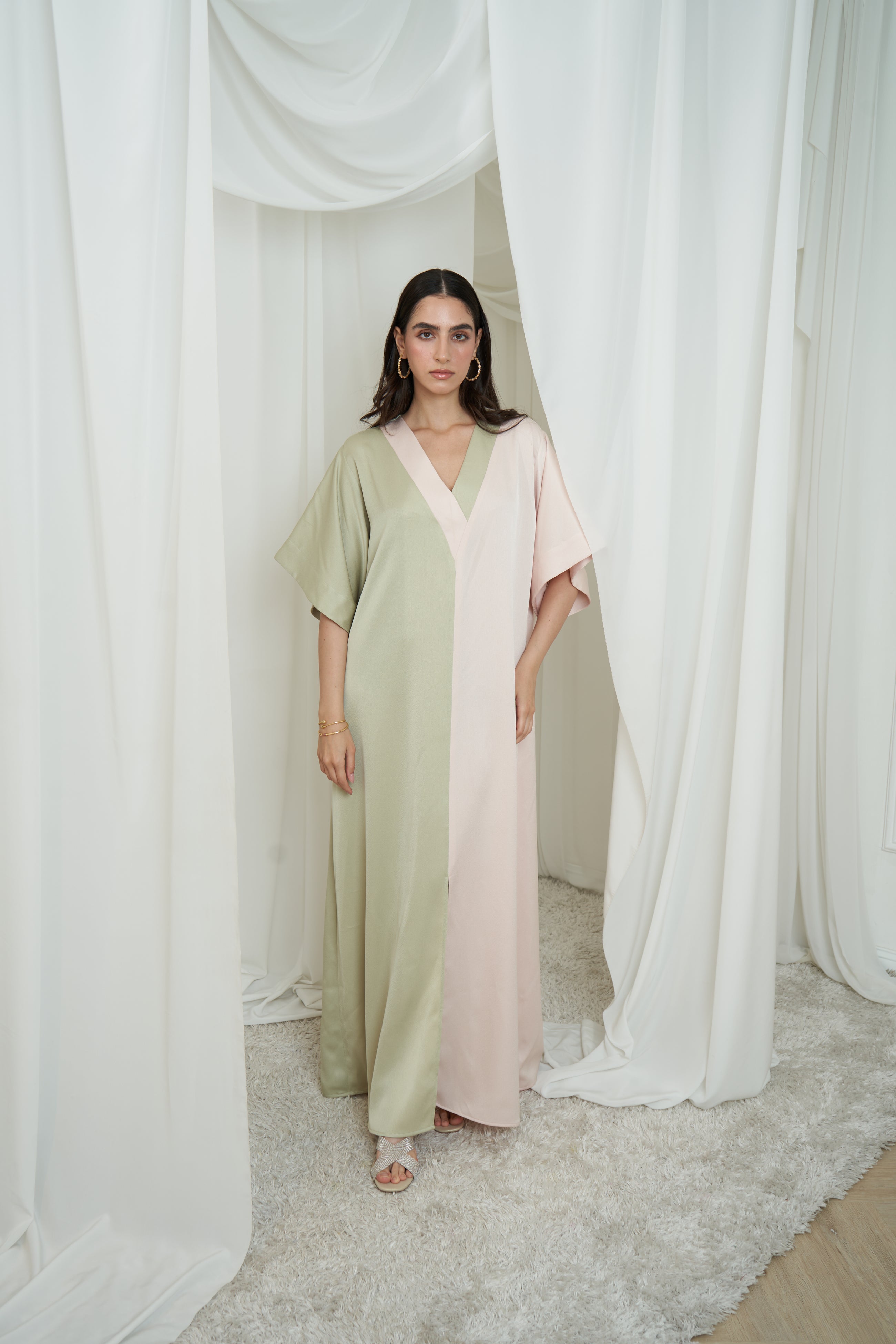 Sage Blush Kaftan