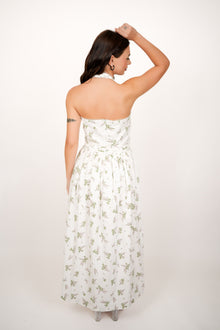 Debby White Floral Maxi Dress