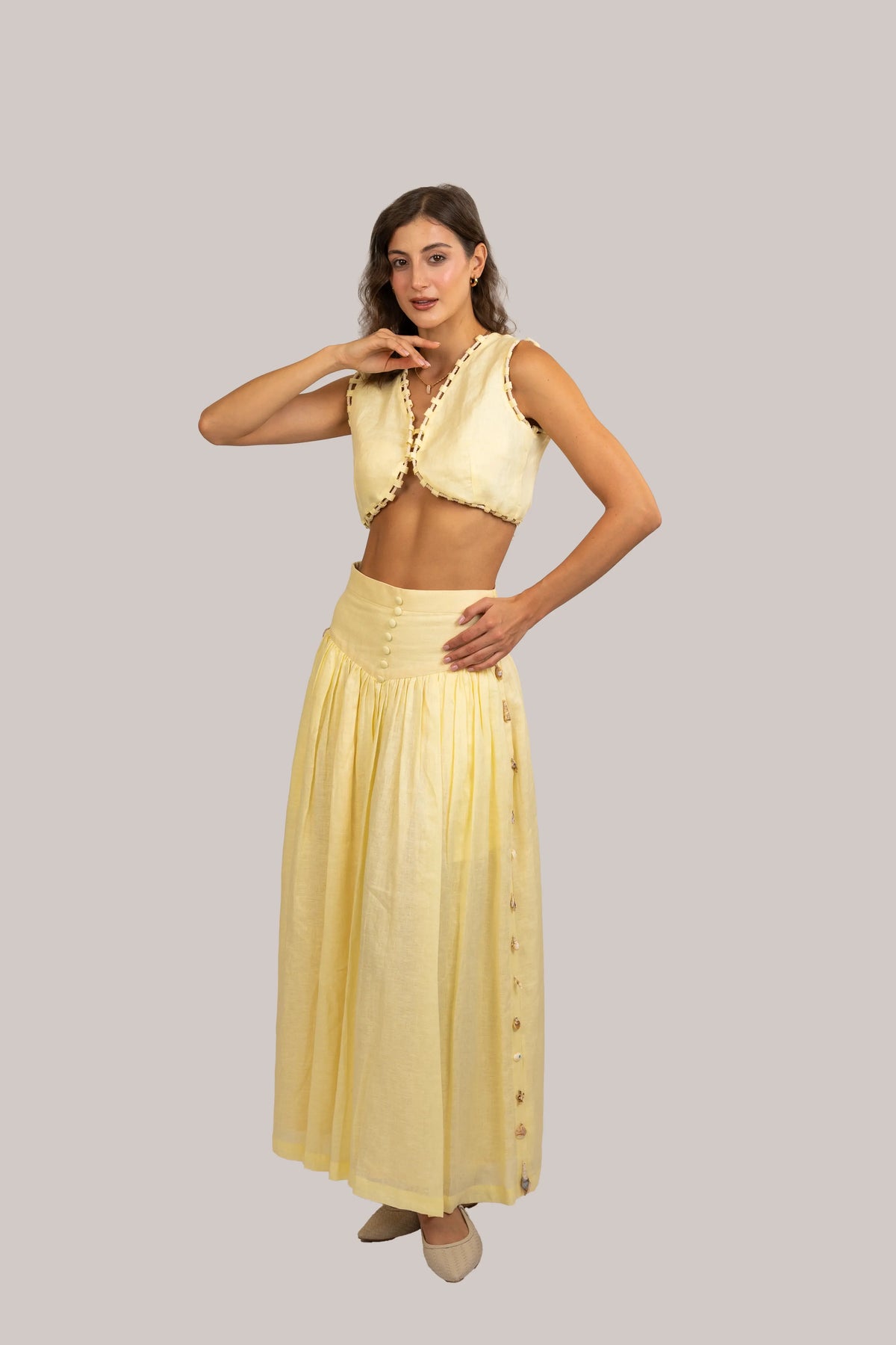 Ariel Yellow Top