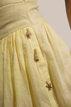 Ariel Yellow Maxi Skirt