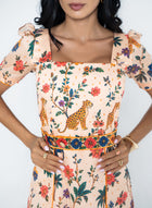 Close-up shot of the Savannah dress by Ragimora