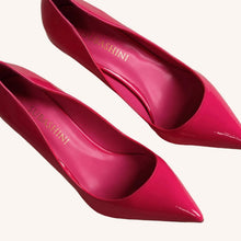 Fuchsia Mirror Stiletto Pumps  by Subashini Heels