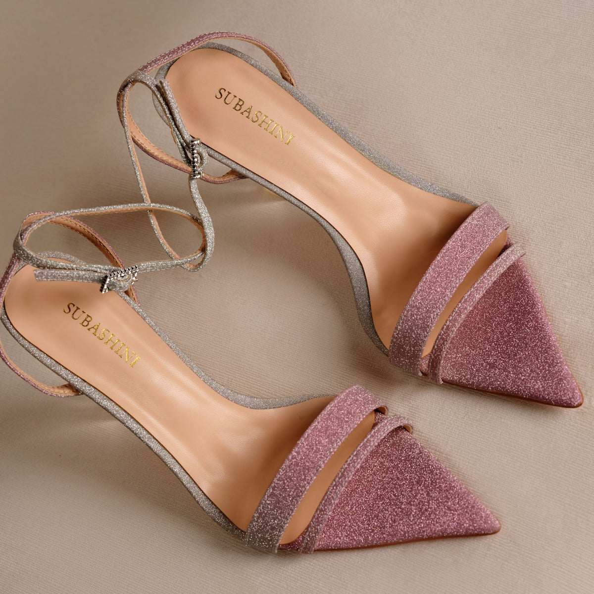 Starlit Muse Crystal Heels by Subashini Heels