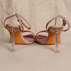 Back details of the Starlit Muse Crystal Heels by Subashini Heels