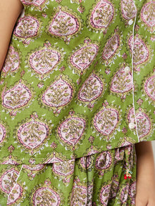 Up-close detail shot of the Drape Co-ord Set by Kyshmysh 