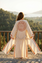 Back view of the Itza Kimono by Zerla Studio