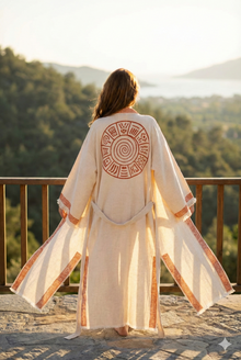 Back view of the Itza Kimono by Zerla Studio
