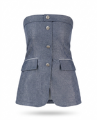 Midnight on Fifth Strapless Vest