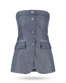 Midnight on Fifth Strapless Vest