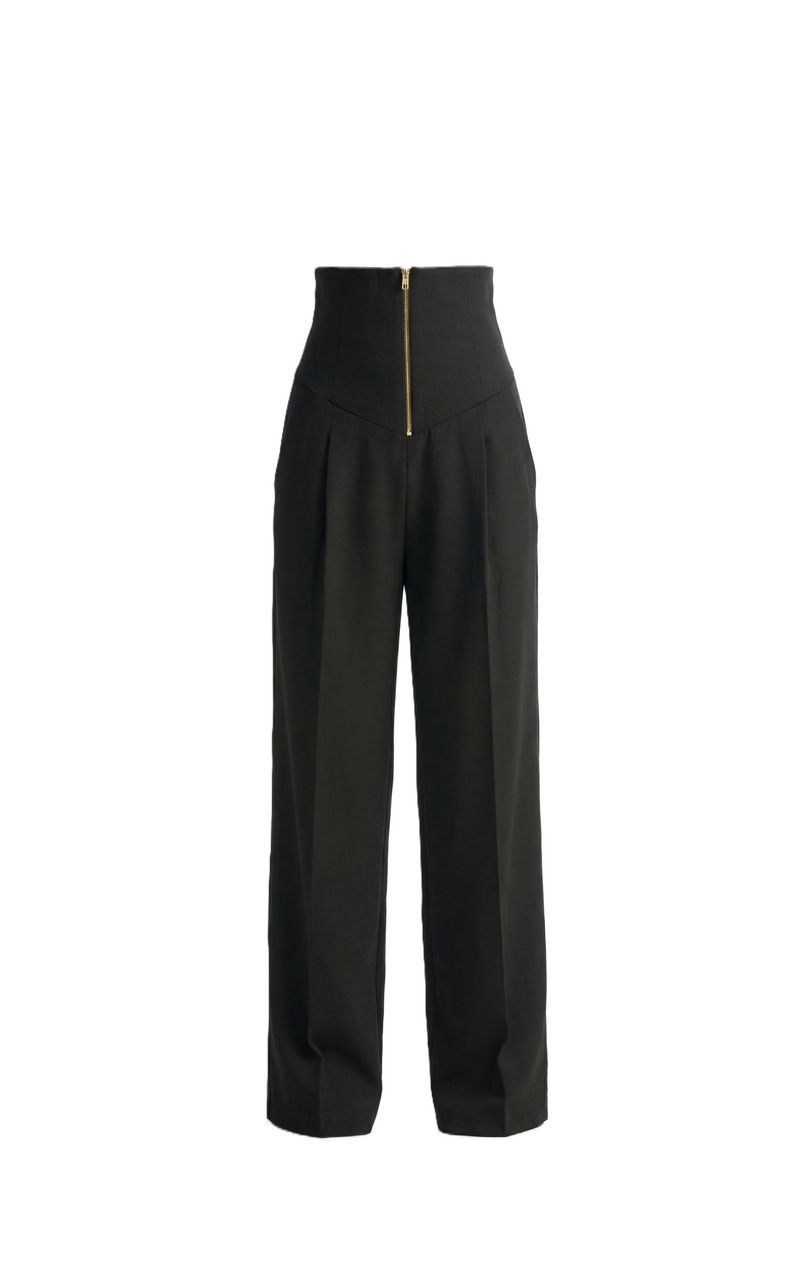 Waisted Black Pants