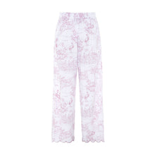 Organic cotton pink toile pyjamas wide leg Love Letters x