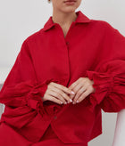 The Crimson Linen Set