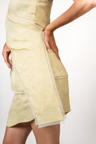 Daisy Yellow Linen Top