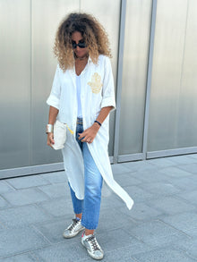 Bella Linen Long Shirt