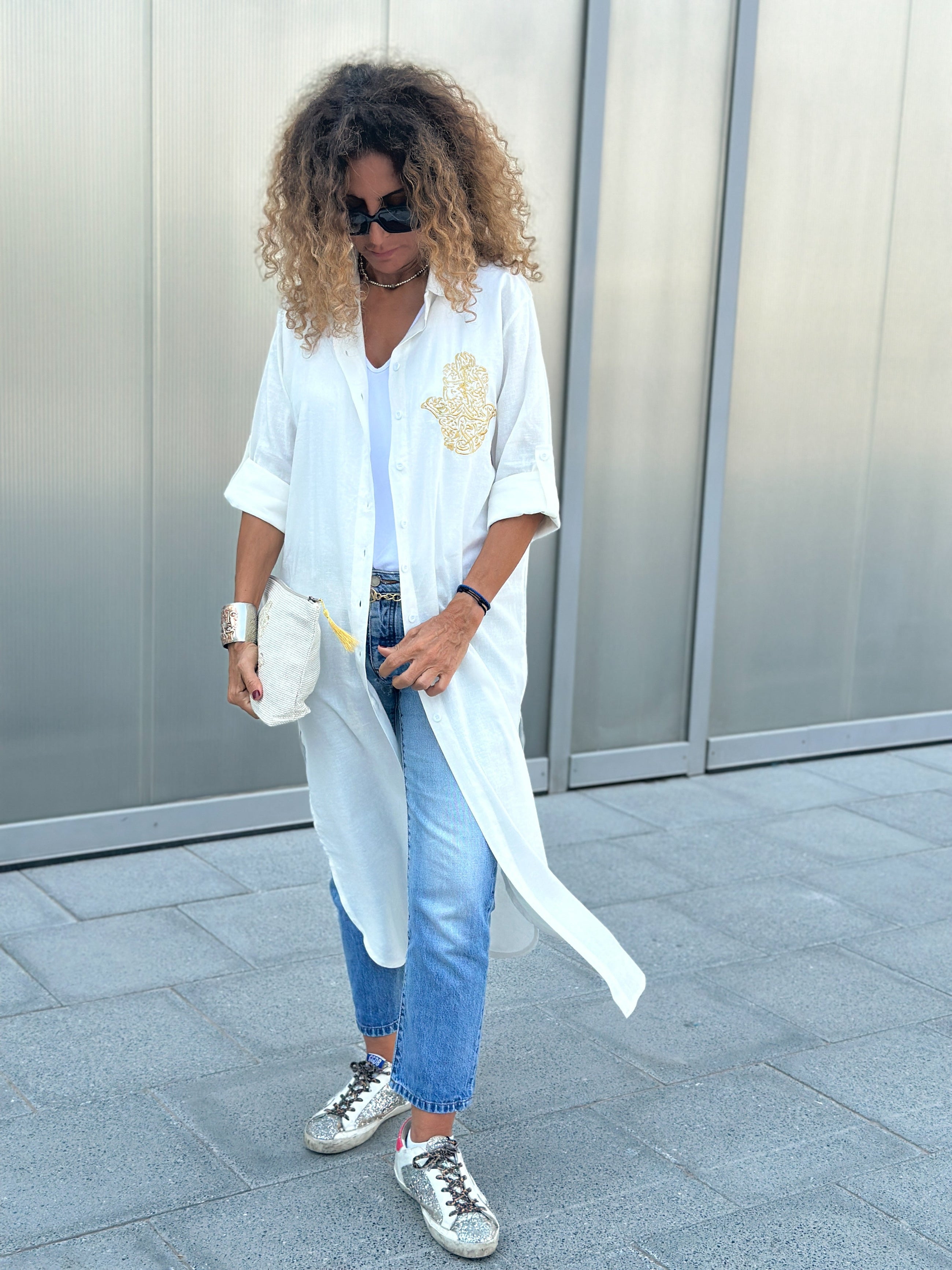 Bella Linen Long Shirt