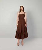 Daphne Brown Dress