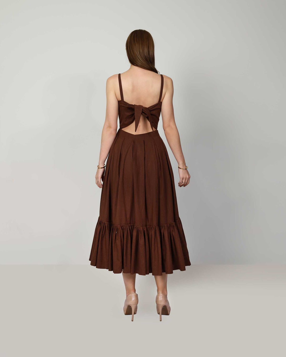 Daphne Brown Dress