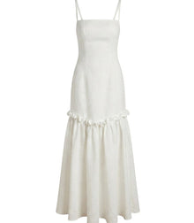 Ghost mannequin of the Ivory Breeze dress by Hazar Azhari