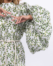 Mahaba Balloon-Sleeves Maxi Dress