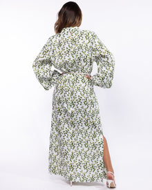 Mahaba Graceful Draped Sleeve Maxi Dress