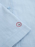 Powder Blue Linen Blend Co-Ord Set
