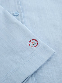 Powder Blue Linen Blend Co-Ord Set