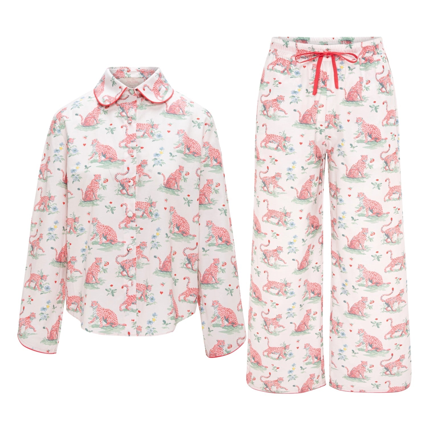 Layla Pink Long PJ Set