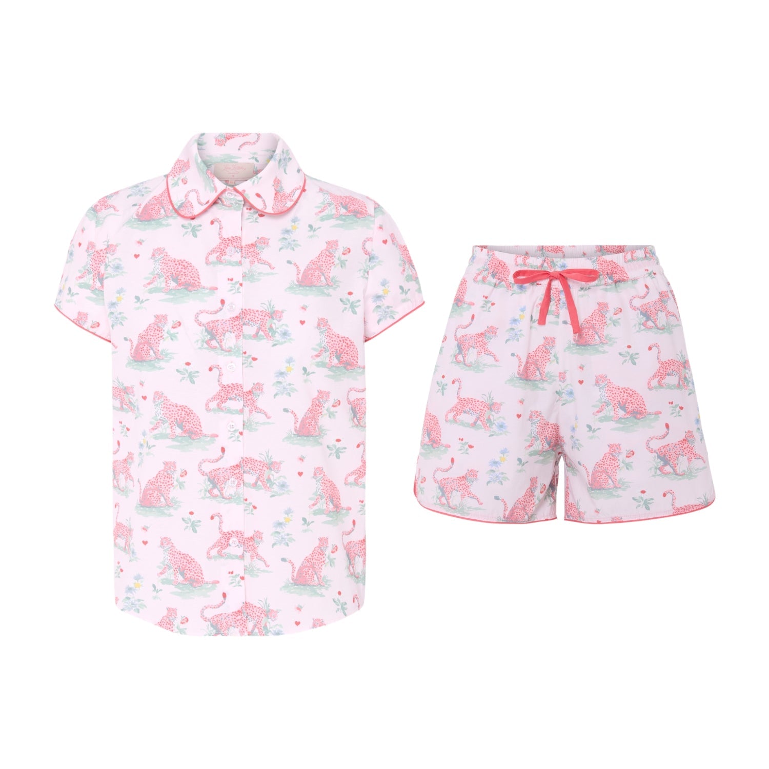 Layla Pink Short Pyjama Set