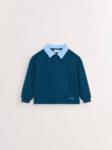 Leo Sweatshirt in Teal Pop