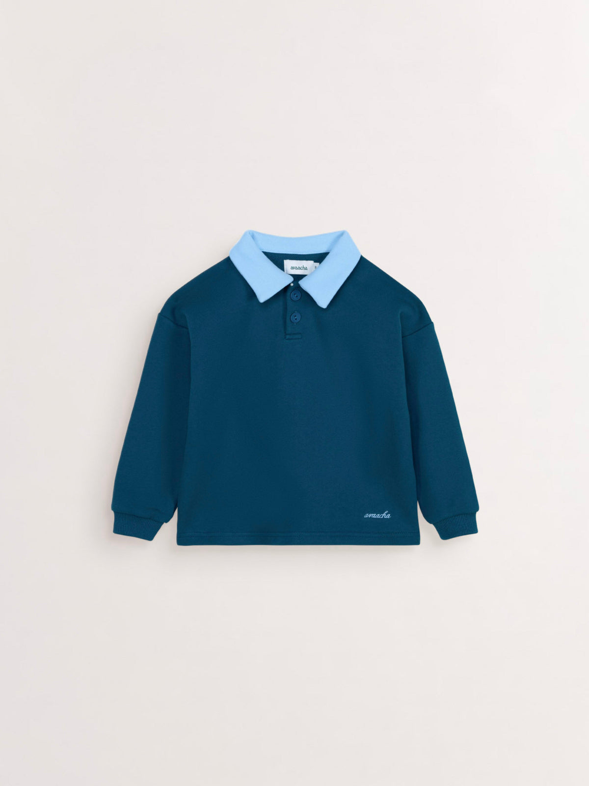 Leo Sweatshirt in Teal Pop