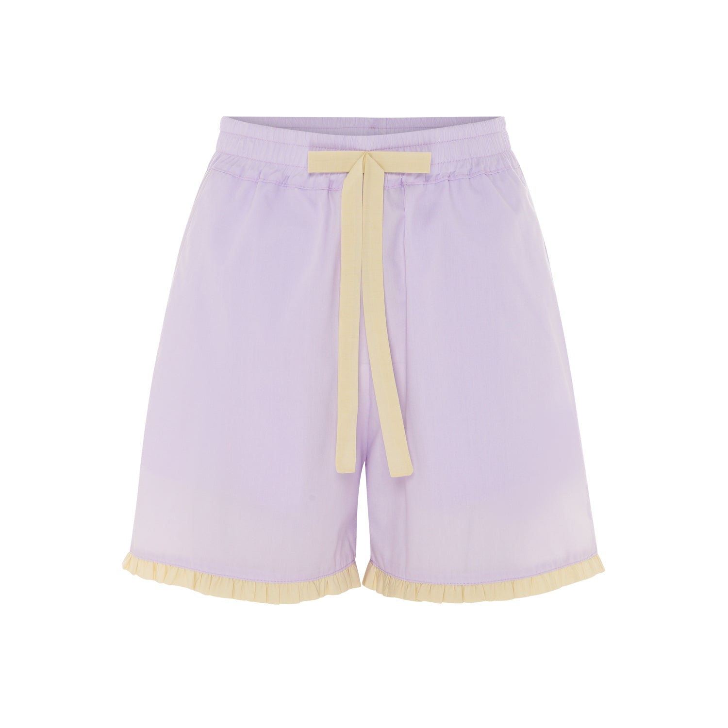 Front detail of bottoms of the Dolce Violetta Short Pyjama 