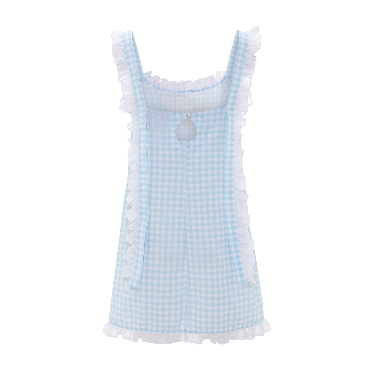 Dolce Gingham Azzurro Sleep Dress (Short)