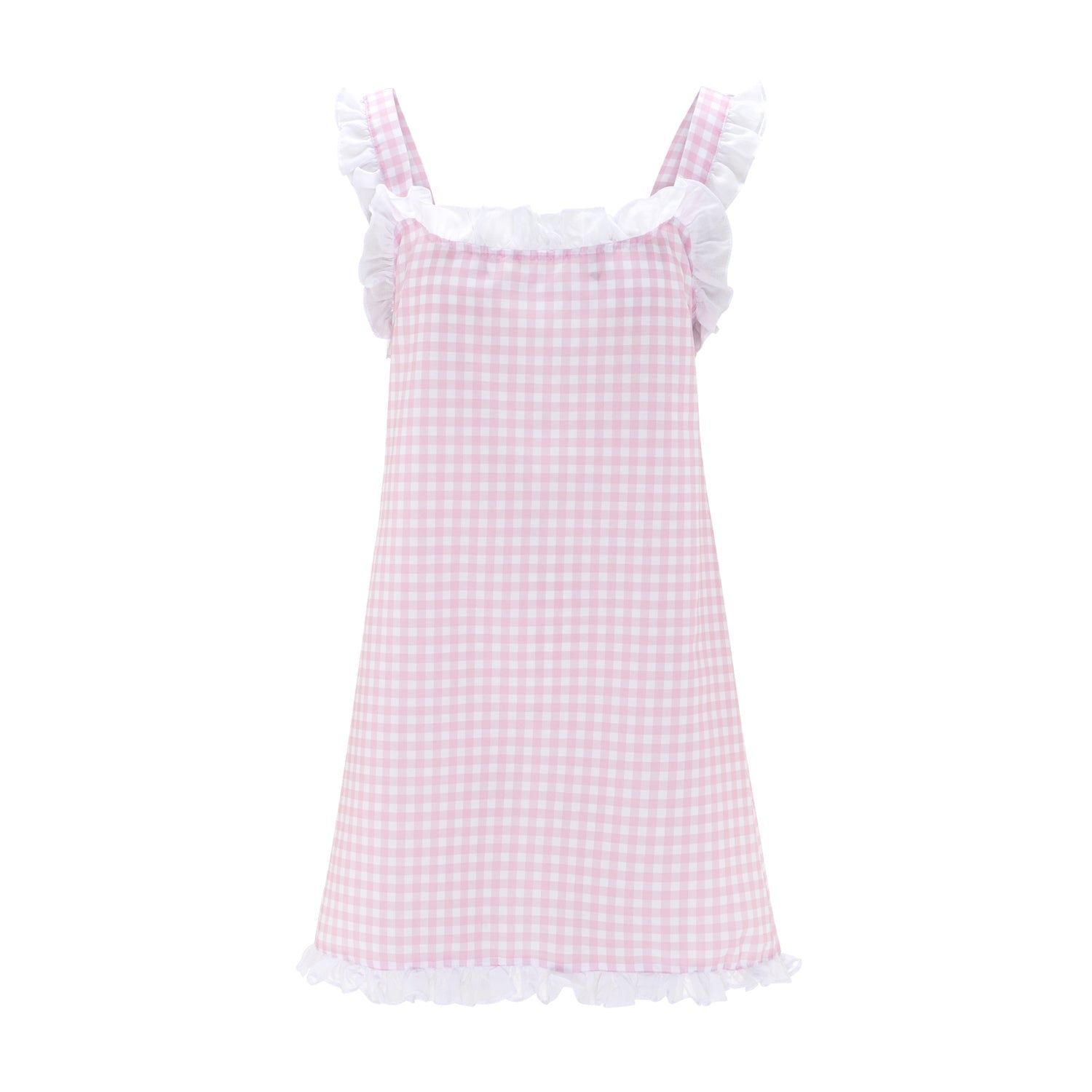 Dolce Gingham Rosa Sleep Dress (Short)