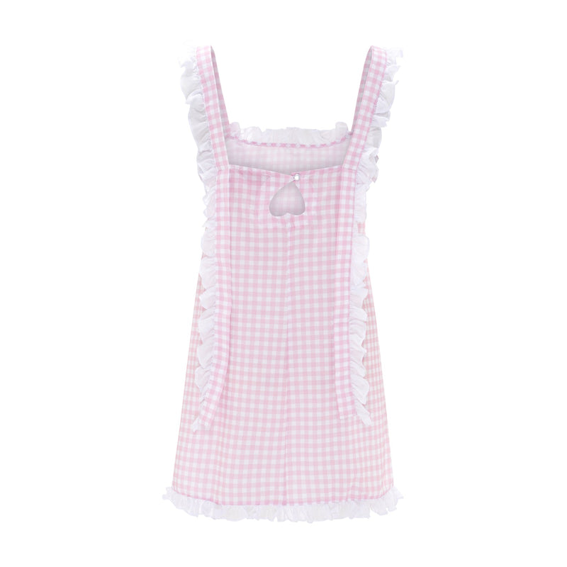 Dolce Gingham Rosa Sleep Dress (Short)