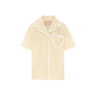 Front detail of the Dolce Limone Short Pyjama by Love Letters x