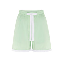Front details of the bottom of the Dolce Pistachio Short Pyjama