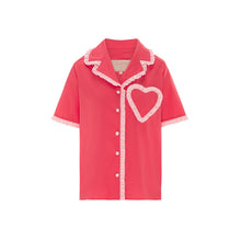 Front detail of the Dolce Rosa Short Pyjama by Love Letters x