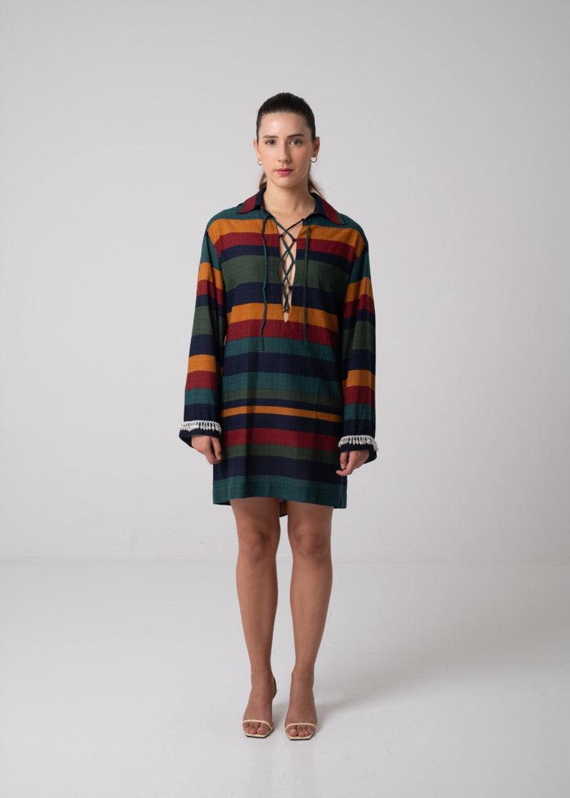 Mini Kaftan in Multicolor
