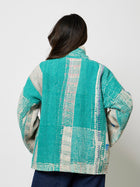 Back detail of the Maison Kantha Jacket by Kyshmysh
