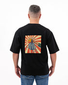 Egyptian Fol Black Oversized T-Shirt
