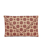 The Monochrome Floral Clutch