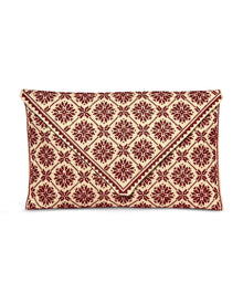 The Monochrome Floral Clutch