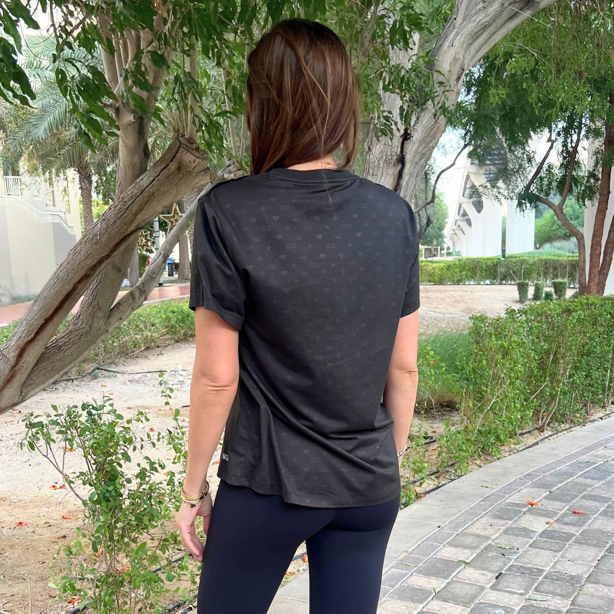 Embossed Oversized Tee - 