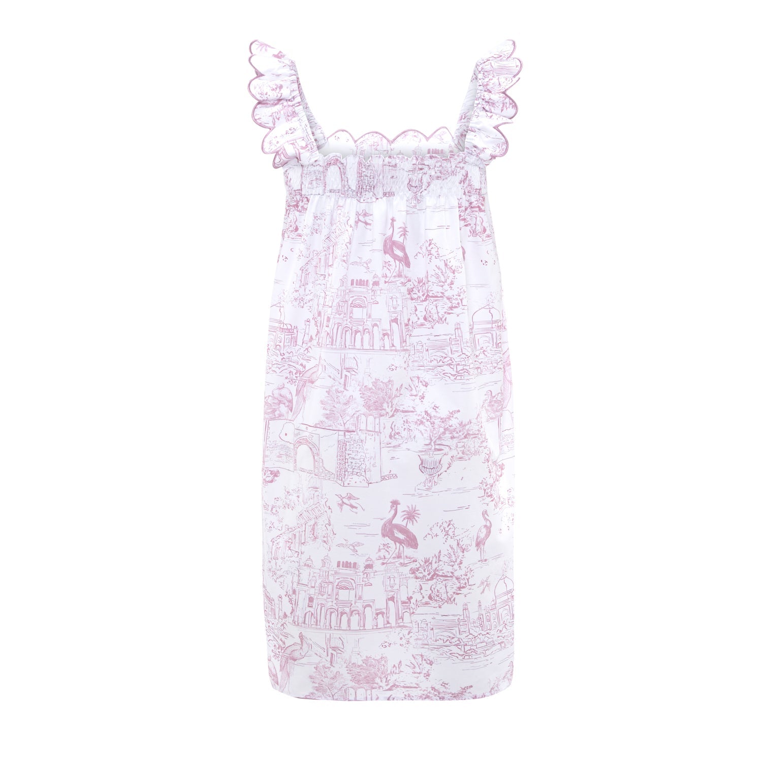 Pink Toile Nightie in organic cotton by Love Letters x