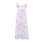 Pink Jaipur Toile nightdress with scalloped neckline by Love Letters x