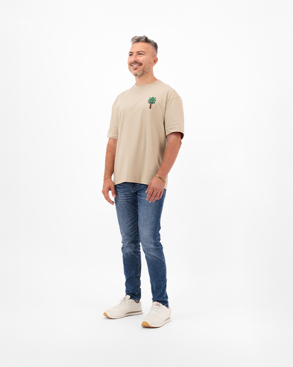 The Palm Brown Oversized T-Shirt