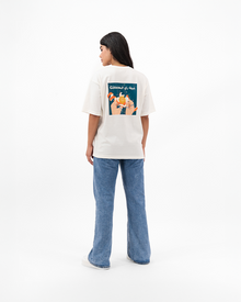 Kalamanteen White Oversized T-Shirt