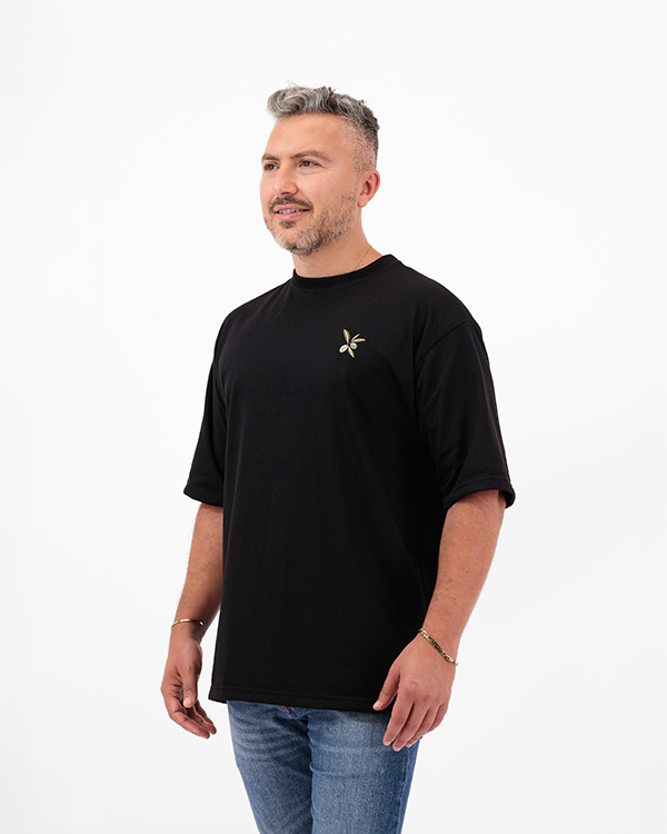 Zeitoon Black Oversized T-Shirt